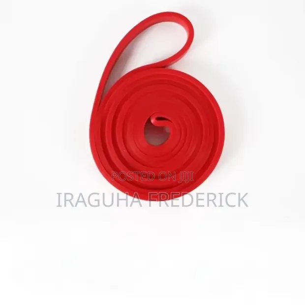 Workout Elastic Band - Red Heavy-Duty Resistance Band - 1