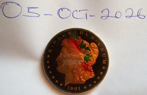 1901 USA Morgan Antique Collectible Coin - 1