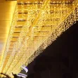 3x3m Warm White LED Curtain Christmas Lights - 3