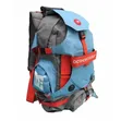 Outdoor Travel and Skate Backpack with Red Straps - 2
