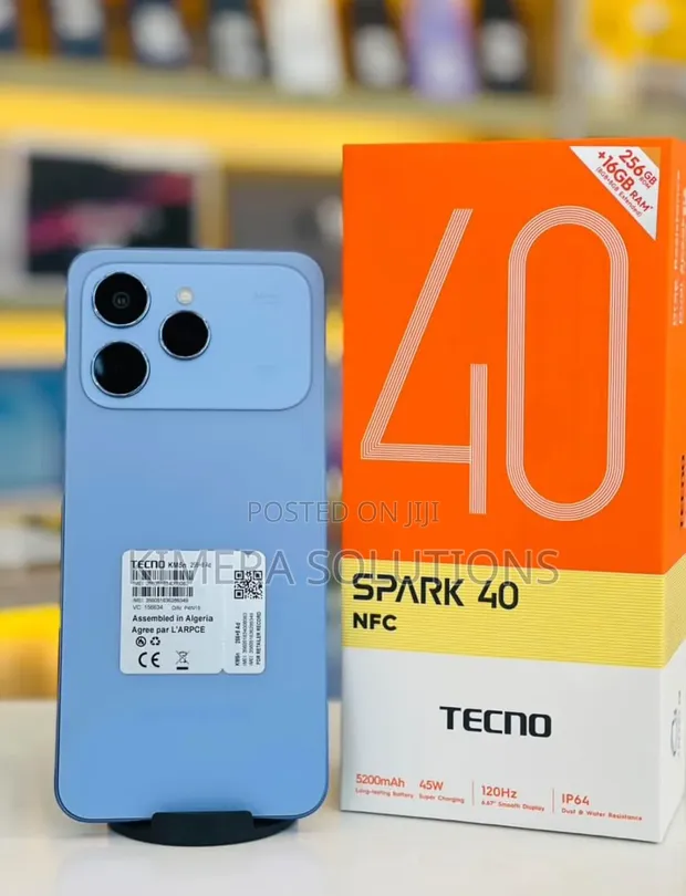 New Tecno Spark 40 256GB Blue - 1