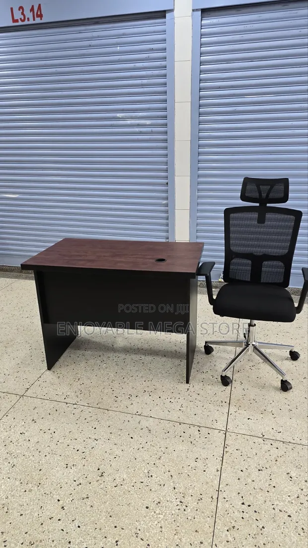 Brand New Ergonomic Office Chair and Table Set - 1