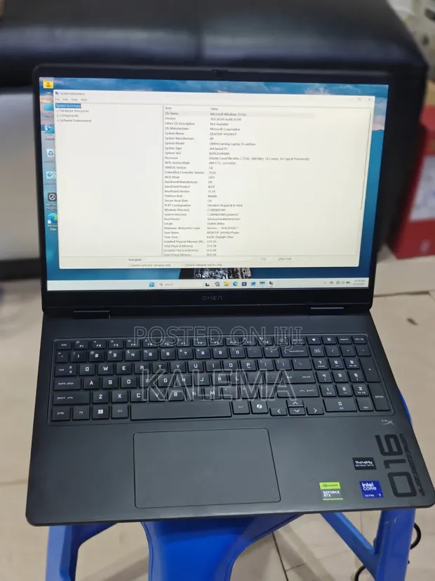 New HP Omen 16 Laptop - Intel Core Ultra 7, 16GB RAM, 1TB SSD - 1