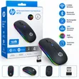 HP W10 Dual Bluetooth & Wireless Rechargeable Mouse with RGB - 1
