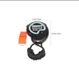 Digital Sports Watch Timer with Whistle - 4