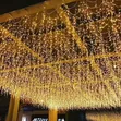 String Waterfall Lights - 3m x 0.2m Outdoor Curtain Lights - 5