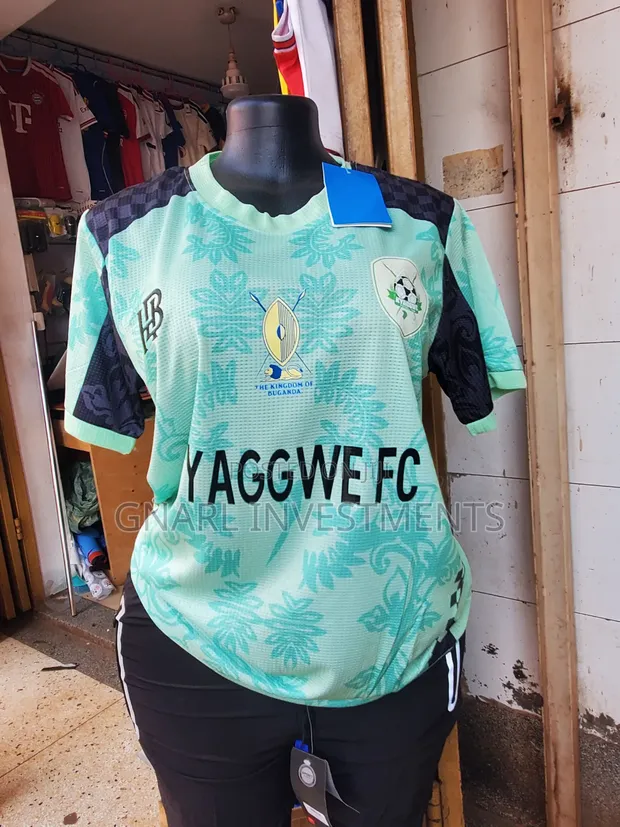 Kyaggwe Green & White Original Masaza Cup Jerseys - 1