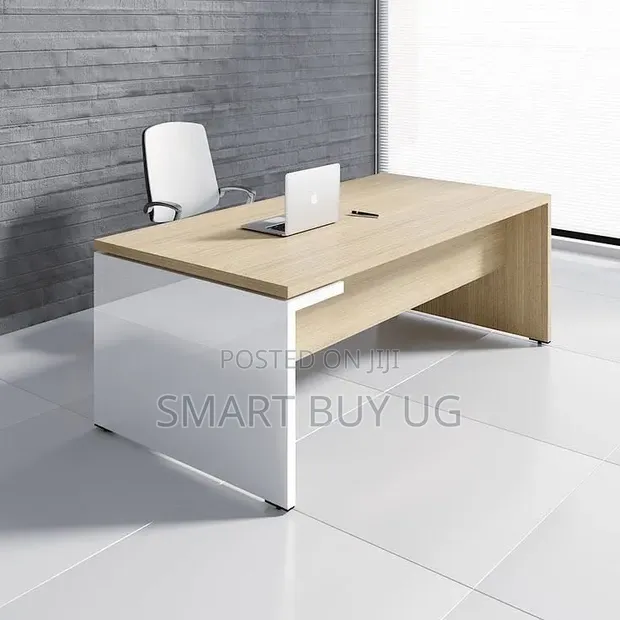 Brand New Modern Executive Office Desk with Drawers - 1