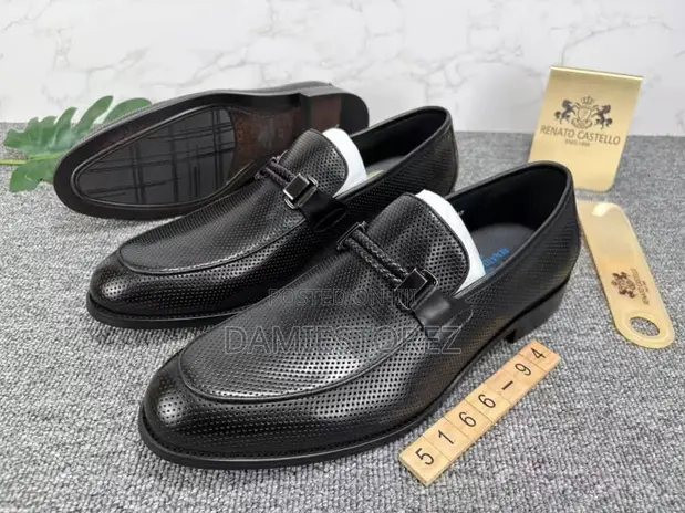 Men's Clarks Leather Oxford Shoes - 1