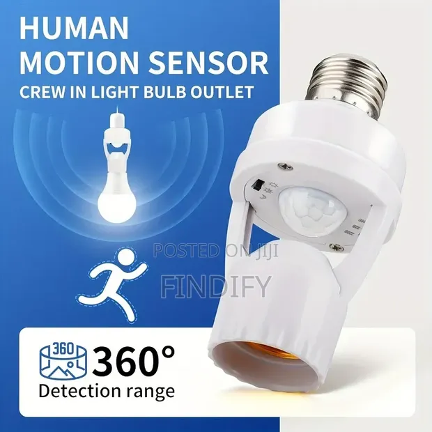 PIR Sensor Lamp Holder Socket - Automatic Light Fixture - 1