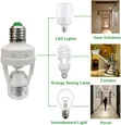 PIR Sensor Lamp Holder Socket - Automatic Light Fixture - 2