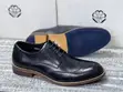 Men's Formal Clarks Oxfords - Brown Leather - 1