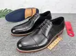 Men's Formal Clarks Oxfords - Brown Leather - 2