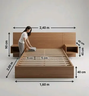Flat Bed Frame - Any Colour/Size