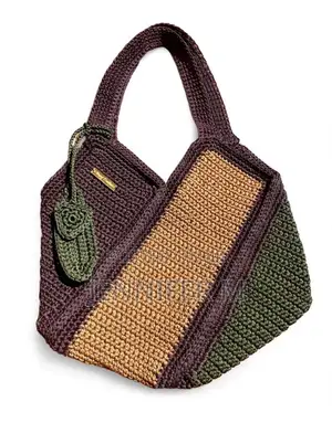 KUZAJ Hand Crafted Savannah Origami Tote Bag