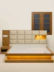 MarkAngello Semi Wooden Beds - Any Colour/Size - 3