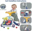 3-in-1 Learning Push and Activity Center Walker - 2