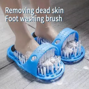 2pc Shower Foot Cleaner Scrubber Massager