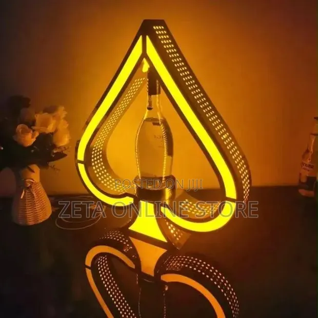 Luxury LED Light Wine Bottle Holder Display Stand - 1