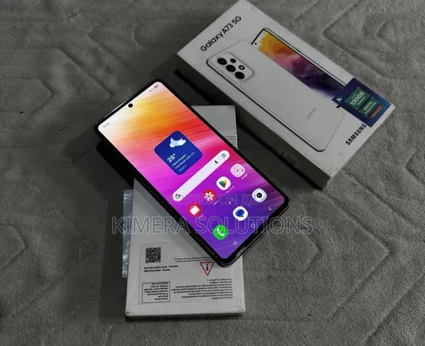 New Samsung Galaxy A73 5G 256GB White - 1