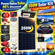 350W Massive Clean Energy Solar System Full Kit - 1