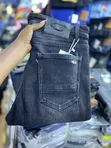 Men's Black Stretch Jeans - Abc Brand - 1