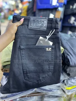 Men's Black Stretch Jeans - Abc Brand