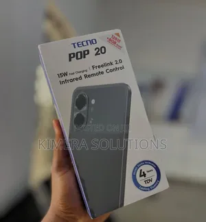 New Tecno Pop 20 128GB Black