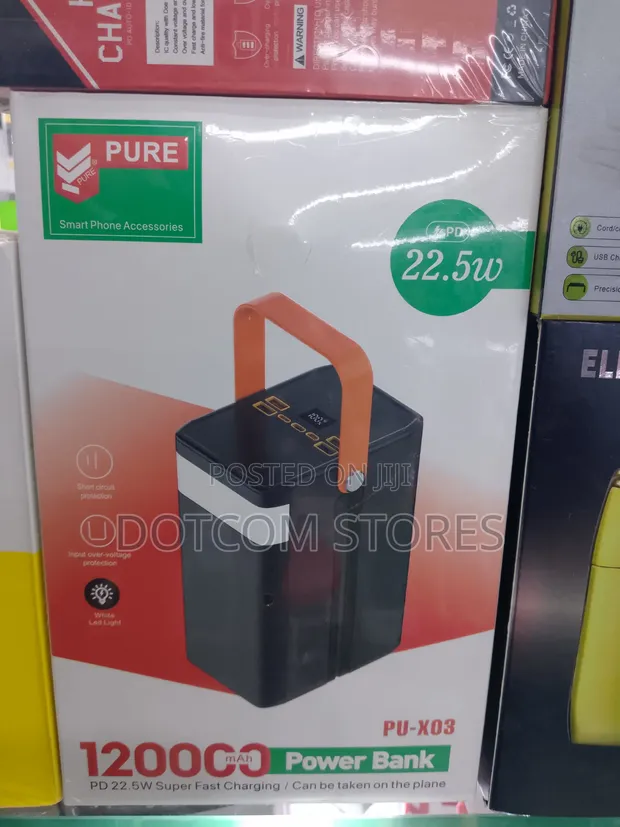 120,000mAh PU-X03 Power Bank with 22.5W PD Fast Charging - 1