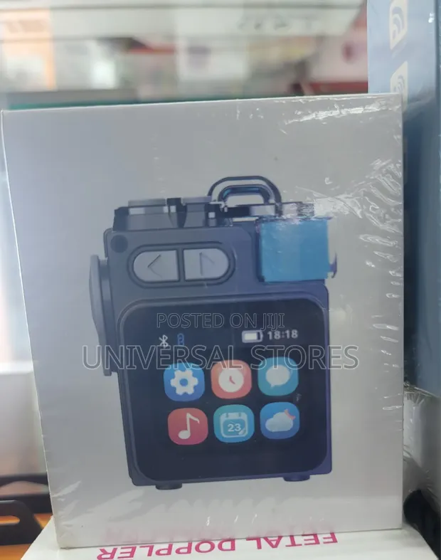 Mini Wireless Bluetooth Speaker with Touch Screen & RGB Lights - 1