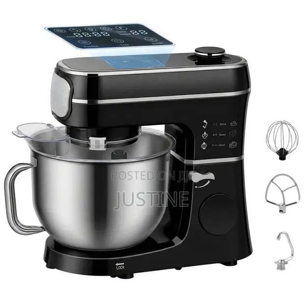 Saachi Stand Food Mixer - 8L Stainless Steel Bowl - 1