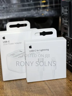 Original iPhone Charger with USB-C to Lightning Cable