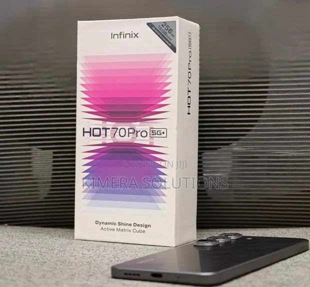 New Infinix Hot 70 Pro 5G+ 256GB Black - 1