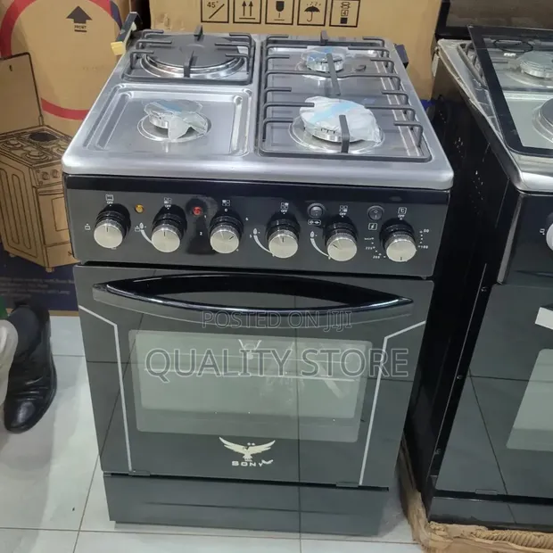 Sony 3+1 Gas & Electric Stand Cooker 50x50cm - 1