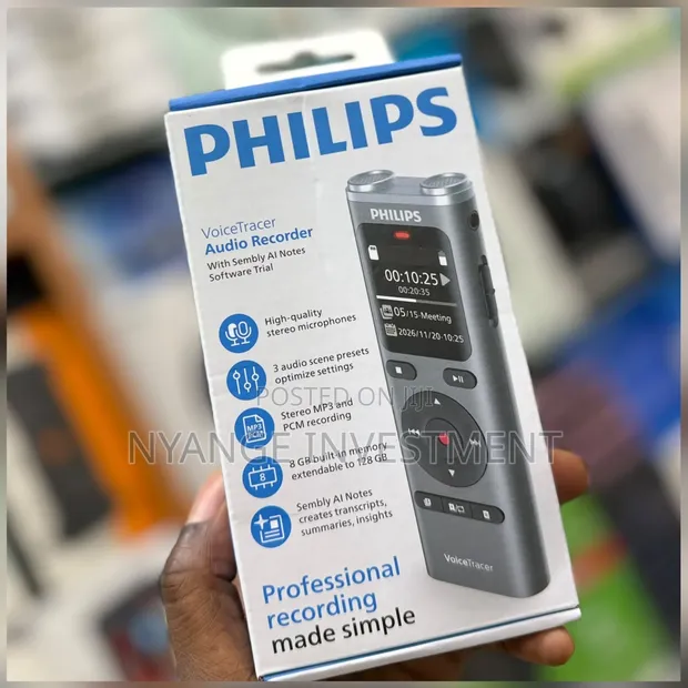 Philips VoiceTracer DVT2075 Digital Audio Recorder - 1