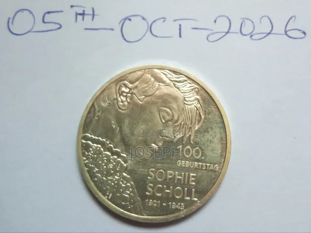2021 Silver Sophie Scholl Commemorative Medal - AUNC - 1