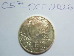2021 Silver Sophie Scholl Commemorative Medal - AUNC