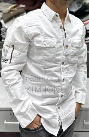 Authentic Denim Shirts with Zip Sleeves