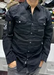 Authentic Denim Shirts with Zip Sleeves - 4