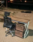 Modern Office Table with Drawers - 2