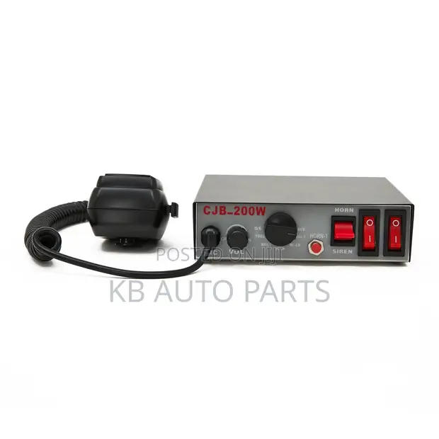 12V/24V 200W Siren with 9 Tones for VIP, Emergency Vehicles - 1