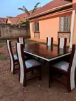 Wood Dining Set - 6 Seater - 4