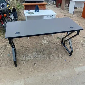 Executive Office Desk 1.2m Gray Metallic