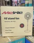 Mewe 16-Inch Oscillating Stand Fan - 1