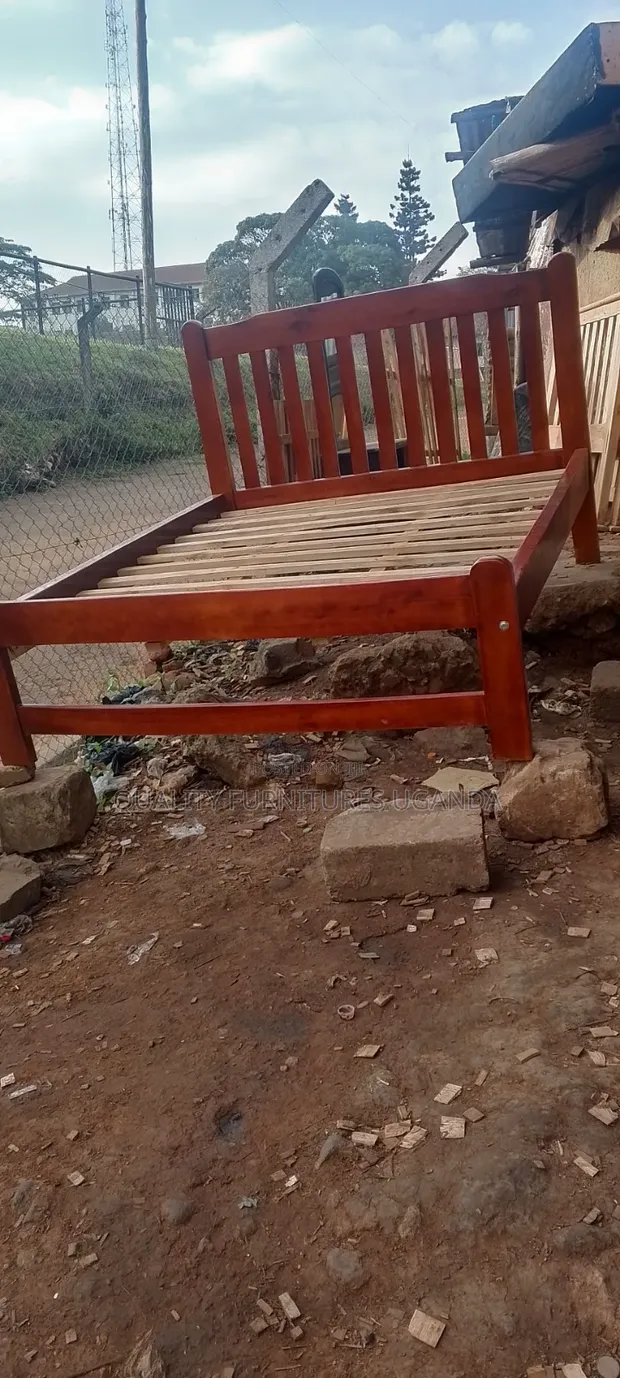 5x6 Hardwood Bed Frame - 1