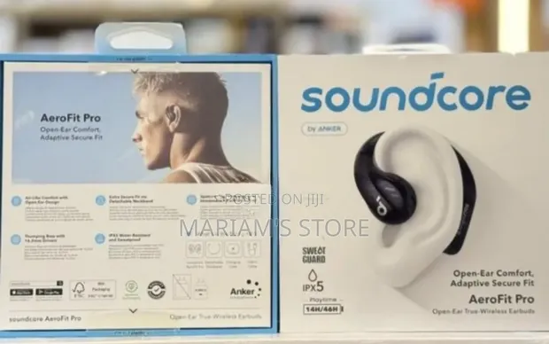 Anker Soundcore AeroFit Pro Open-Ear Sport Earbuds - 1