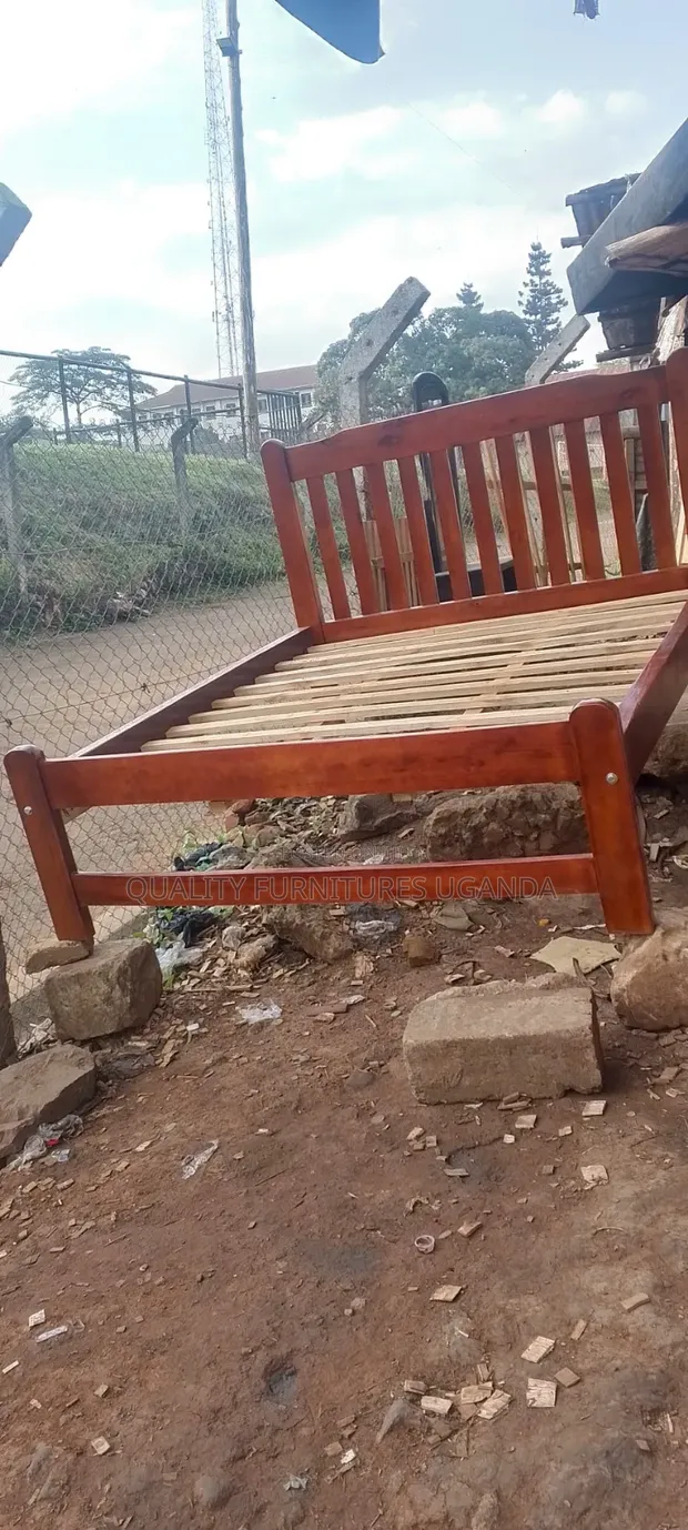 Brand New Wood-Mode Bed Frame - Brown - 1