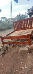 Brand New Wood-Mode Bed Frame - Brown - 1