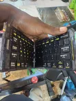 Transparent Keycaps Folding Wireless Mute Keyboard - 1