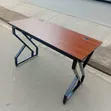 Brand New Metallic Office Desk - 120cm Brown - 2